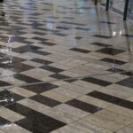 03.02.2020 Kielce. Awaria rury wodociągowej w Galerii Korona / Michał Kita / Radio Kielce