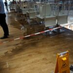 03.02.2020 Kielce. Awaria rury wodociągowej w Galerii Korona / Michał Kita / Radio Kielce