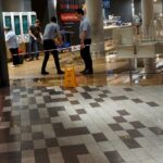 03.02.2020 Kielce. Awaria rury wodociągowej w Galerii Korona / Michał Kita / Radio Kielce