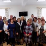 21.02.2020. Niewiatrowice. Otwarcie klubu seniora. Na zdjęciu (w środku): Renata Janik - wicemarszałek województwa świętokrzyskiego / Picasa / Urząd Miasta i Gminy w Działoszycach