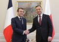 Prezydent RP Andrzej Duda i prezydent Francji Emmanuel Macron / Jakub Szymczuk / KPRP