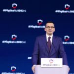 29.02.2020 Premier Mateusz Morawiecki podczas podsumowania 100 dni rządu / Kancelaria Premiera / Twitter
