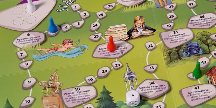Gra planszowa „Misja Końskie” / Urząd Miasta i Gminy Końskie