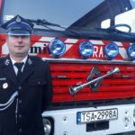 15.02.2020. Gorzyczany. Uroczystości przekazania i poświęcenia nowego sprzętu dla OSP. Na zdjęciu: Grzegorz Pyszczek, prezes OSP w Gorzyczanach / Grażyna-Szlęzak-Wójcik / Radio Kielce