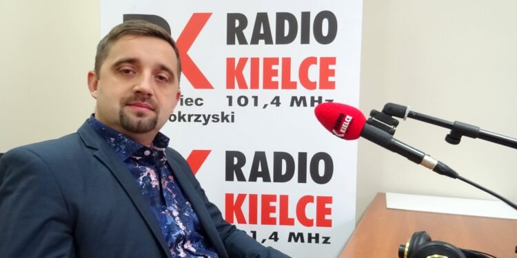 Na zdjęciu: Hubert Żądło - wójt Bałtowa / Emilia Sitarska / Radio Kielce