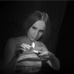 01.02.2020. Sandomierz. „Zwielokrotnienie” - wystawa fotografii artystycznej. Na zdjęciu: jedna z fotografii autorstwa Magdaleny Rej / Magdalena Rej