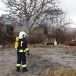 20.02.2020. Kielce. Pożar pustostanu przy ul. Zapłotek / Jarosław Kubalski / Radio Kielce