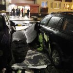 23.02.2020 Kielce. Wichura zerwała część elewacji z bloku przy ul. Chęcińskiej / Jarosław Kubalski / Radio Kielce