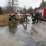 11.02.2020 Nowiny. Pożar składowiska odpadów / Jarosław Kubalski / Radio Kielce