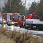 11.02.2020 Nowiny. Pożar składowiska odpadów / Jarosław Kubalski / Radio Kielce