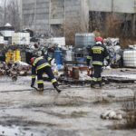 11.02.2020 Nowiny. Pożar składowiska odpadów / Jarosław Kubalski / Radio Kielce