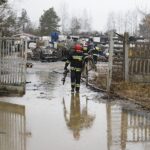 11.02.2020 Nowiny. Pożar składowiska odpadów / Jarosław Kubalski / Radio Kielce