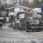 11.02.2020 Nowiny. Pożar składowiska odpadów / Jarosław Kubalski / Radio Kielce