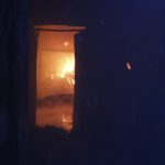 10.02.2020. Kornica. Pożar zakładu drzewnego przy ulicy Przemysłowej / Jarosław Kubalski / Radio Kielce