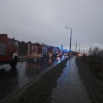 10.02.2020. Kornica. Pożar zakładu drzewnego przy ulicy Przemysłowej / Jarosław Kubalski / Radio Kielce