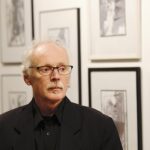 19.02.2020. Kielce. Wystawa prac Józefa Grzegorza Michałka „Poza kreską" w Galerii Sztuki Współczesnej Pałacyku T. Zielińskiego w Kielcach / Jarosław Kubalski / Radio Kielce