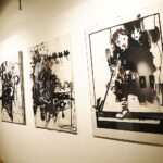 19.02.2020. Kielce. Wystawa prac Józefa Grzegorza Michałka „Poza kreską" w Galerii Sztuki Współczesnej Pałacyku T. Zielińskiego w Kielcach / Jarosław Kubalski / Radio Kielce