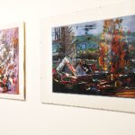 19.02.2020. Kielce. Wystawa prac Józefa Grzegorza Michałka „Poza kreską" w Galerii Sztuki Współczesnej Pałacyku T. Zielińskiego w Kielcach / Jarosław Kubalski / Radio Kielce