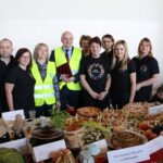 18.02.2020. Jędrzejów. Bezpieczny i Ekologiczny Powiat Plus w Zespole Szkół nr 1 w Jędrzejowie. Na zdjęciu (w środku): Rafał Nowak - wicewojewoda świętokrzyski / Starostwo Powiatowe w Jędrzejowie