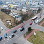 14.02.2020. Kielce. Zablokowany buspas na ul. Olszewskiego / Jarosław Kubalski / Radio Kielce