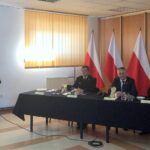 19.02.2020. Kielce. Podsumowanie działalności świętokrzyskiej straży pożarnej za 2019 rok. Na zdjęciu (od lewej): brygadier Krzysztof Ciosek - komendant wojewódzki Państwowej Straży Pożarnej w Kielcach, bryg. Krzysztof Pietrasik – zastępca dyrektora Biura Współpracy Międzynarodowej KG PSP, Zbigniew Koniusz - wojewoda świętokrzyski i Andrzej Bętkowski - marszałek województwa świętokrzyskiego / Marcin Przemirski / Radio Kielce