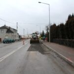 06.02.2020 Kazimierza Wielka. Remont ulicy Kolejowej / Marta Gajda / Radio Kielce