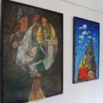 08.02.2020 Pińczów. Wystawa malarstwa Dariusza Stelmacha w Pińczowskim Samorządowym Centrum Kultury / Marta Gajda / Radio Kielce