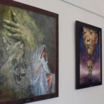 08.02.2020 Pińczów. Wystawa malarstwa Dariusza Stelmacha w Pińczowskim Samorządowym Centrum Kultury / Marta Gajda / Radio Kielce