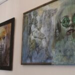 08.02.2020 Pińczów. Wystawa malarstwa Dariusza Stelmacha w Pińczowskim Samorządowym Centrum Kultury / Marta Gajda / Radio Kielce