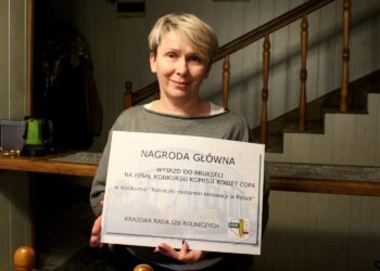 Teresa Łukasik ze Strzałkowa w gminie Stopnica zajęła pierwsze miejsce w konkursie Krajowej Rady Izb Rolniczych / Marta Gajda / Radio Kielce