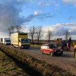 27.02.2020 Sielec Biskupi. Protest przeciwko planom budowy biogazowni / Marta Gajda / Radio Kielce