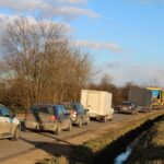 27.02.2020 Sielec Biskupi. Protest przeciwko planom budowy biogazowni / Marta Gajda / Radio Kielce