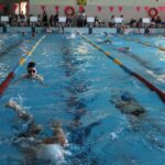 29.02.2020 Kazimierza Wielka. 24-godzinny maraton pływacki / Marta Gajda / Radio Kielce