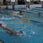 29.02.2020 Kazimierza Wielka. 24-godzinny maraton pływacki / Marta Gajda / Radio Kielce