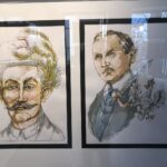 02.02.2020. Sandomierz. Wystawa „100-lecie niepodległości Polski w ilustracji 1918-2018” / Grażyna Szlęzak-Wójcik / Radio Kielce