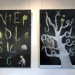 02.02.2020. Sandomierz. Wystawa „100-lecie niepodległości Polski w ilustracji 1918-2018” / Grażyna Szlęzak-Wójcik / Radio Kielce