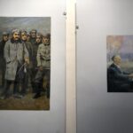 02.02.2020. Sandomierz. Wystawa „100-lecie niepodległości Polski w ilustracji 1918-2018” / Grażyna Szlęzak-Wójcik / Radio Kielce