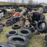 23.02.2020. Sandomierz. Budowa wybiegu dla psów ze schroniska / Grażyna-Szlęzak-Wójcik / Radio Kielce