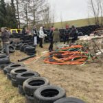 23.02.2020. Sandomierz. Budowa wybiegu dla psów ze schroniska / Grażyna-Szlęzak-Wójcik / Radio Kielce