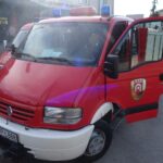 09.02.2020. Iwaniska. Uroczystość przekazania samochodów dla OSP w Iwaniskach i OSP w Kamieńcu / Emilia Sitarska / Radio Kielce