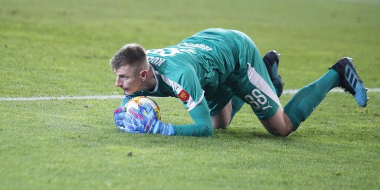 06.12.2019 Kielce. Mecz Korona Kielce - Arka Gdynia. Marek Kozioł / Jarosław Kubalski / Radio Kielce