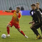 08.02.2020 Kielce. Mecz Korona Kielce - Górnik Zabrze. Matej Pućko / Jarosław Kubalski / Radio Kielce