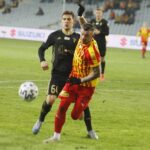 08.02.2020 Kielce. Mecz Korona Kielce - Górnik Zabrze. Erik Pacinda / Jarosław Kubalski / Radio Kielce