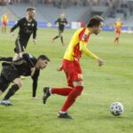 08.02.2020 Kielce. Mecz Korona Kielce - Górnik Zabrze. Bojan Cecarić / Jarosław Kubalski / Radio Kielce