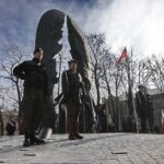 09.02.2020 Kielce. Uroczystości pod pomnikiem Armii Krajowej w 78. rocznicę przemianowania ZWZ w AK / Jarosław Kubalski / Radio Kielce