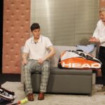 12.02.2020 Kielce. Mała scena KCK. Próba prasowa spektaklu "Prawda" Teatru TeTaTeT. Dawid Żłobiński i Mirosław Bieliński / Jarosław Kubalski / Radio Kielce