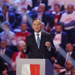 15.02.2020. Warszawa. Konwencja PiS - inauguracja kampanii wyborczej prezydenta Andrzeja Dudy. Na zdjęciu: Andrzej Duda, prezydent RP ubiegający się o reelekcję / Jarosław Kubalski / Radio Kielce