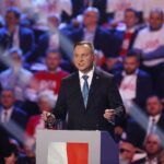 15.02.2020. Warszawa. Konwencja PiS - inauguracja kampanii wyborczej prezydenta Andrzeja Dudy. Na zdjęciu: Andrzej Duda, prezydent RP ubiegający się o reelekcję / Jarosław Kubalski / Radio Kielce