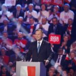 15.02.2020. Warszawa. Konwencja PiS - inauguracja kampanii wyborczej prezydenta Andrzeja Dudy. Na zdjęciu: Andrzej Duda, prezydent RP ubiegający się o reelekcję / Jarosław Kubalski / Radio Kielce