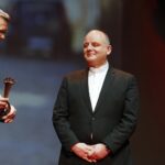 17.02.2020 Kielce. KCK. Nagrody Miasta Kielce. Gala. Prezydent Bogdan Wenta i ks. Krzysztof Banasik / Jarosław Kubalski / Radio Kielce